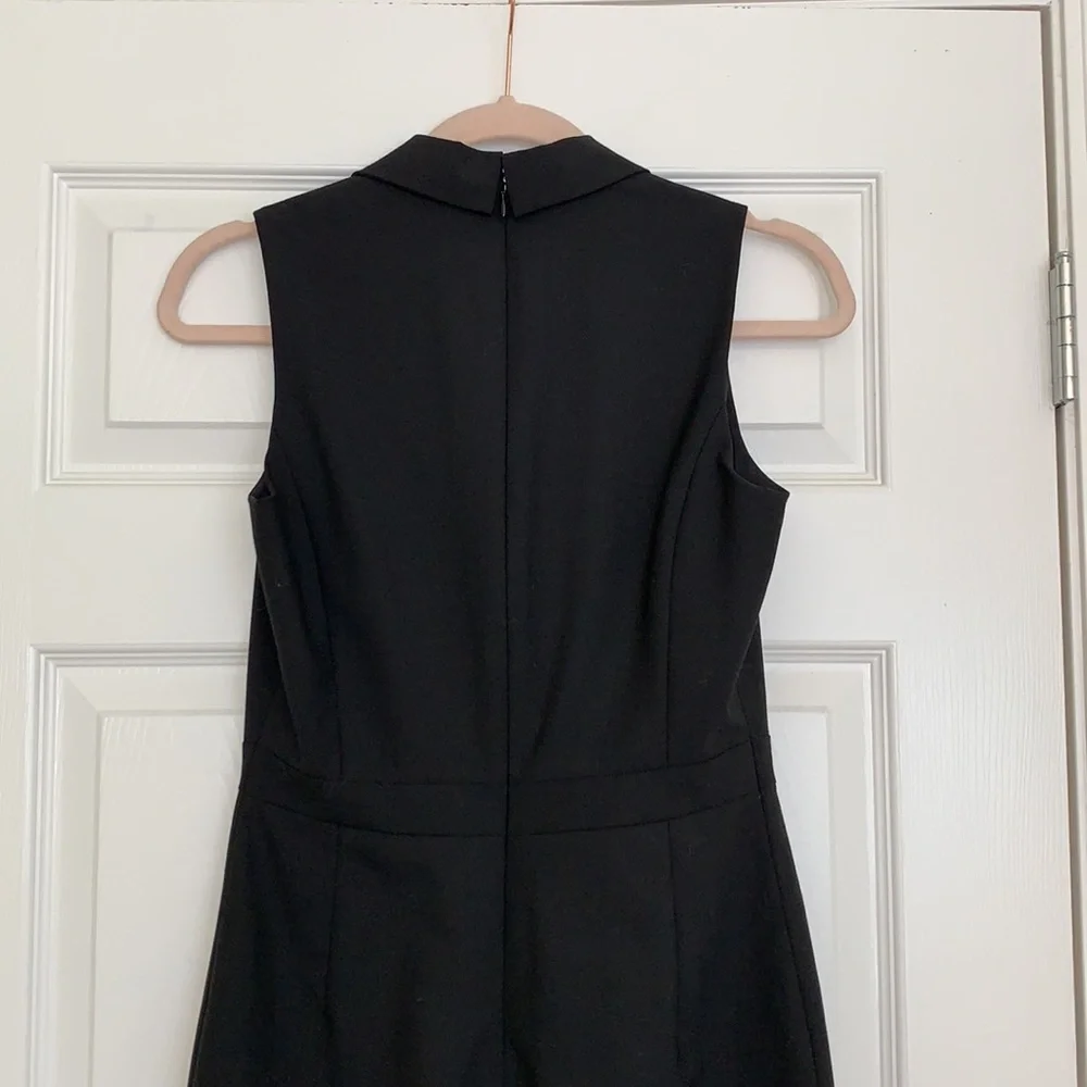 J. Crew Black Sleeveless Sheath Dress